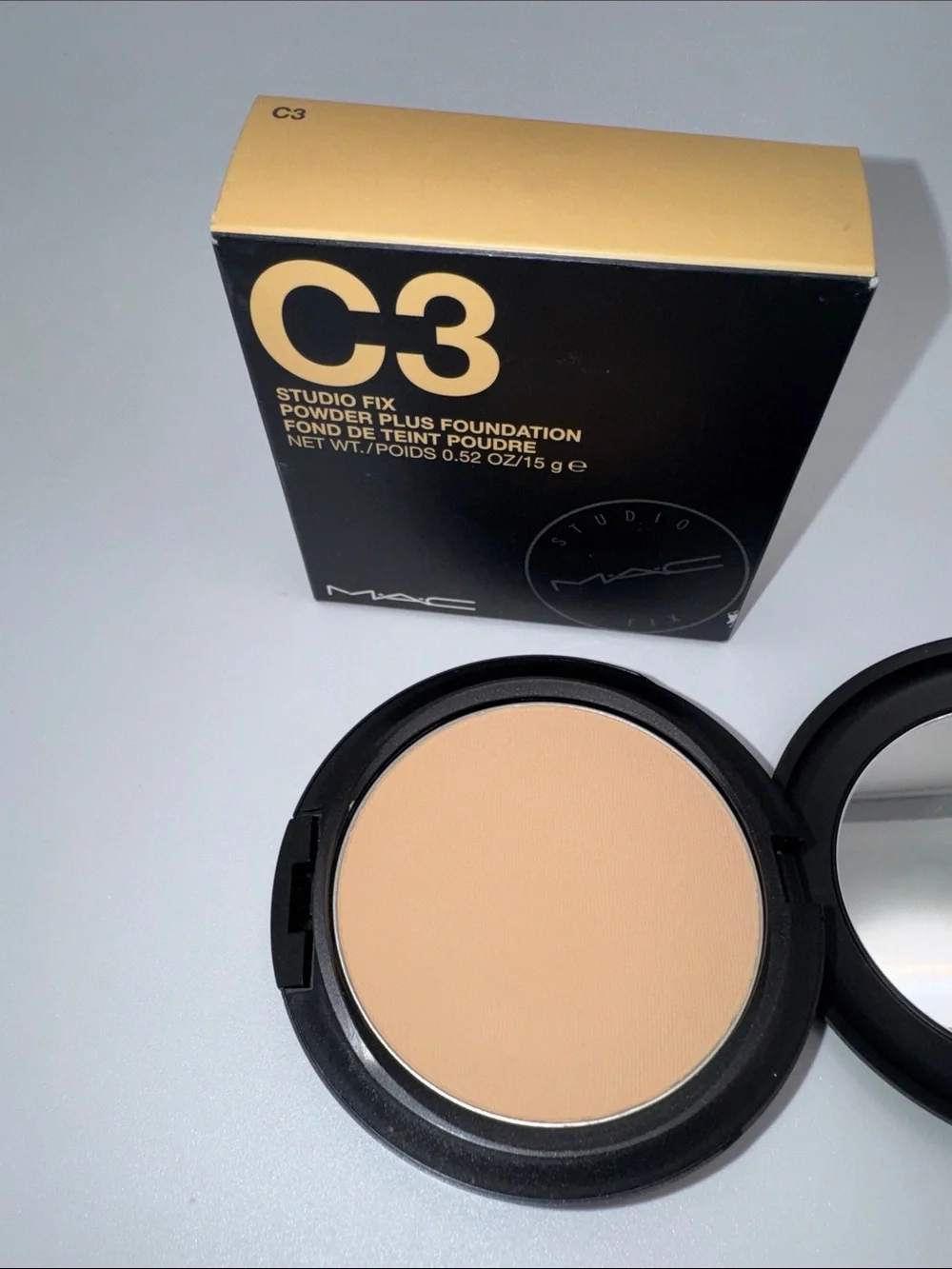 ๐ MAC Studio Fix Powder Plus Foundation C3 Original Formula 15g NIB - Picture 2 of 3